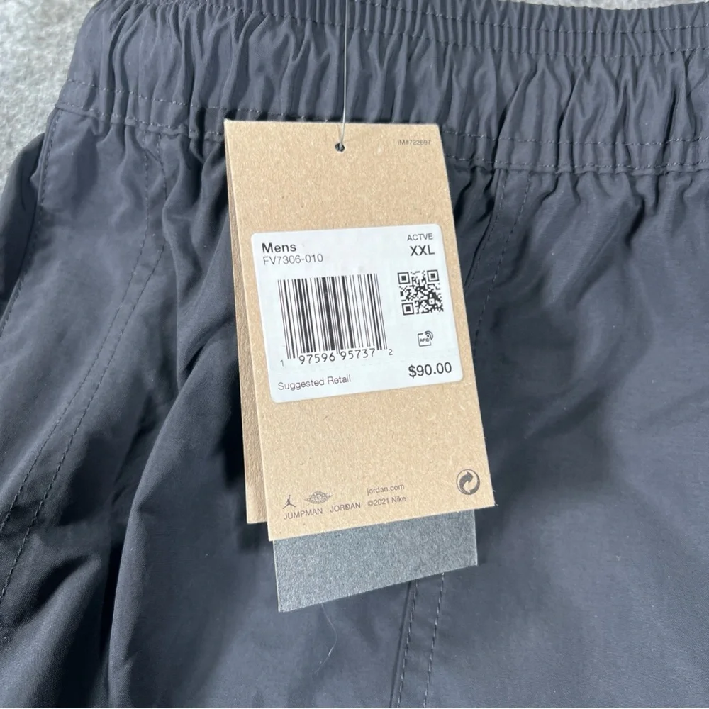 Nike Jordan Essentials Woven Pants FV7306-010 Black‎ Loose Fit Men’s XXL New